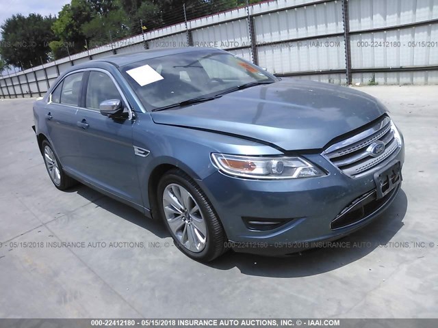 1FAHP2JW2AG150400 - 2010 FORD TAURUS LIMITED BLUE photo 1