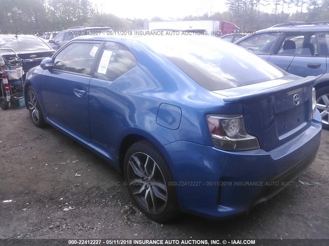JTKJF5C72F3095556 - 2015 TOYOTA SCION TC 蓝色 照片 3