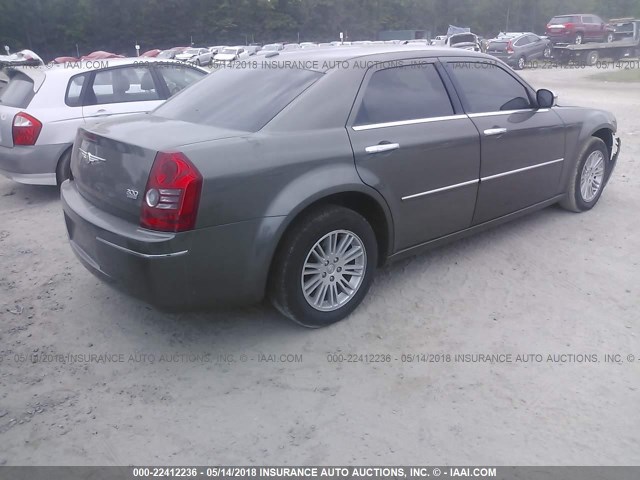 2C3CA5CV5AH269515 - 2010 CHRYSLER 300 TOURING GRAY photo 4