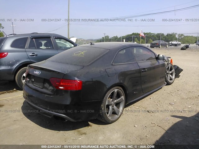 WAUCGAFR7EA037923 - 2014 AUDI S5 PREMIUM PLUS BLACK photo 4