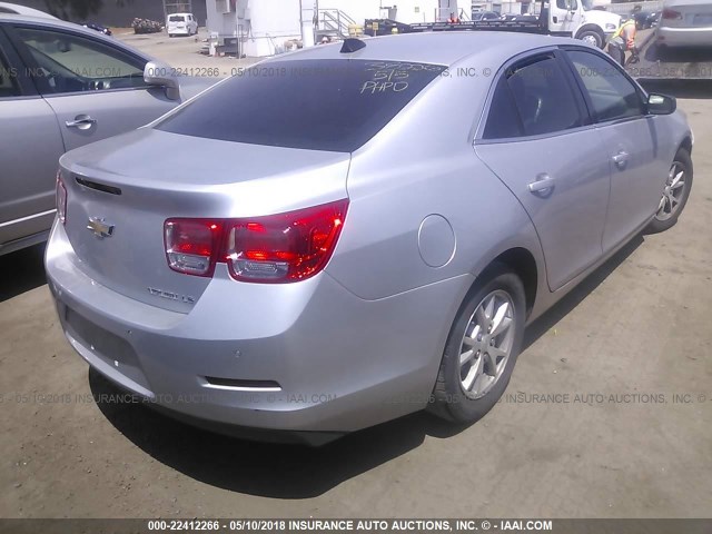 1G11A5SL1EU135633 - 2014 CHEVROLET MALIBU LS SILVER photo 4