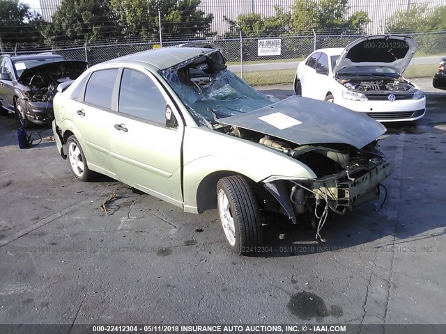 1FAFP34N37W278904 - 2007 FORD FOCUS ZX4/S/SE/SES GREEN photo 1