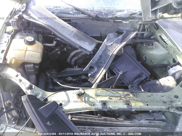 1FAFP34N37W278904 - 2007 FORD FOCUS ZX4/S/SE/SES GREEN photo 10