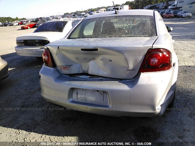 1C3CDZCB8CN312761 - 2012 DODGE AVENGER SXT SILVER photo 6