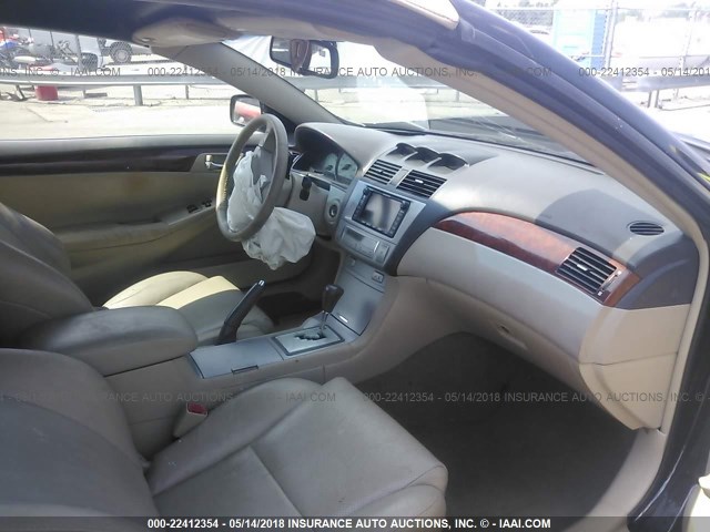 4T1FA38P16U095868 - 2006 TOYOTA CAMRY SOLARA SE/SLE შავი ფოტო 5