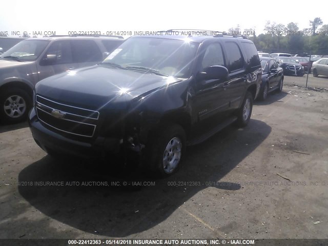 1GNSKBE00BR251257 - 2011 CHEVROLET TAHOE K1500 LT BLACK photo 2