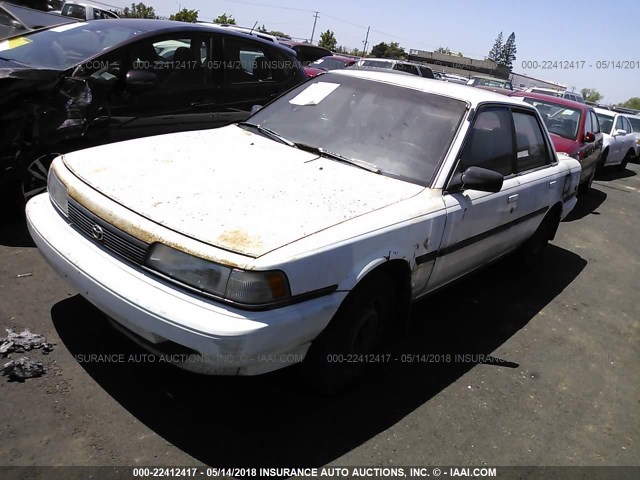 4T1SV21E7MU433048 - 1991 TOYOTA CAMRY DLX WHITE photo 2