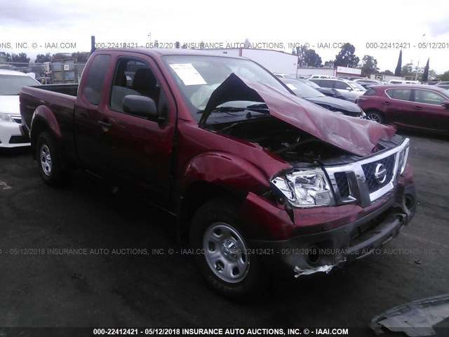 1N6BD0CT4HN732775 - 2017 NISSAN FRONTIER S/SV RED photo 1