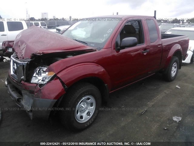 1N6BD0CT4HN732775 - 2017 NISSAN FRONTIER S/SV RED photo 2