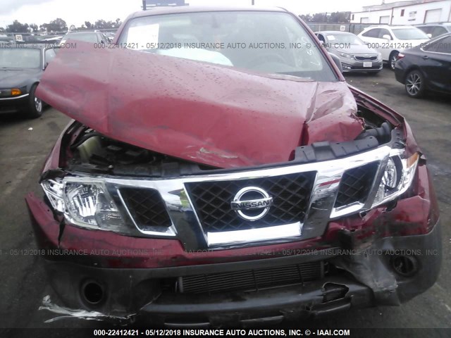 1N6BD0CT4HN732775 - 2017 NISSAN FRONTIER S/SV RED photo 6