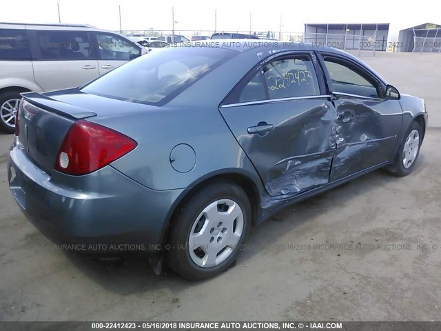 1G2ZF55B464279746 - 2006 PONTIAC G6 SE GRAY photo 4