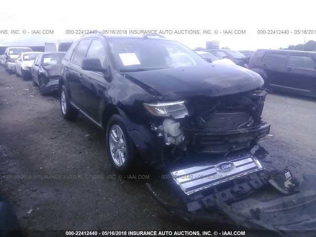 2FMDK39C67BA66681 - 2007 FORD EDGE SEL PLUS BLACK photo 1