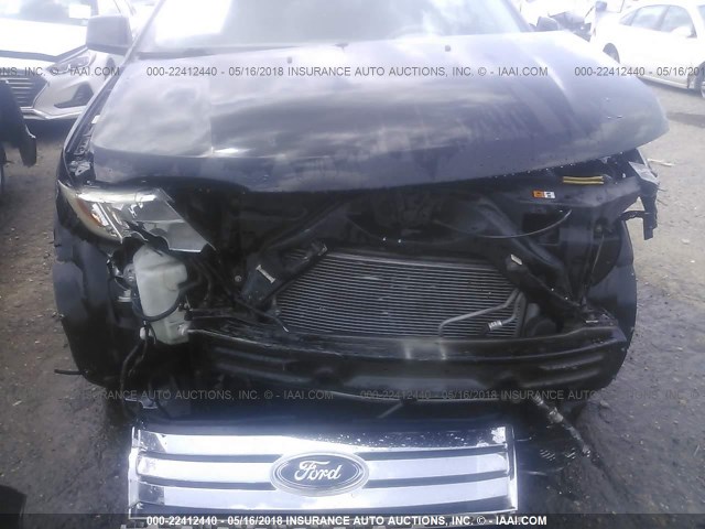 2FMDK39C67BA66681 - 2007 FORD EDGE SEL PLUS BLACK photo 6