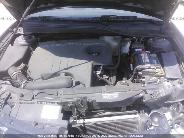 1G2ZF57BX84268802 - 2008 PONTIAC G6 VALUE LEADER/BASE Dark Blue photo 10