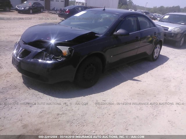 1G2ZF57BX84268802 - 2008 PONTIAC G6 VALUE LEADER/BASE Dark Blue photo 2