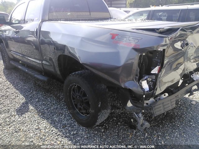 5TFRM5F1XEX072931 - 2014 TOYOTA TUNDRA DOUBLE CAB SR/SR5 GRAY photo 3