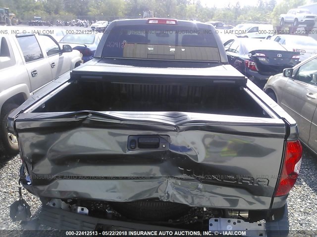 5TFRM5F1XEX072931 - 2014 TOYOTA TUNDRA DOUBLE CAB SR/SR5 GRAY photo 8