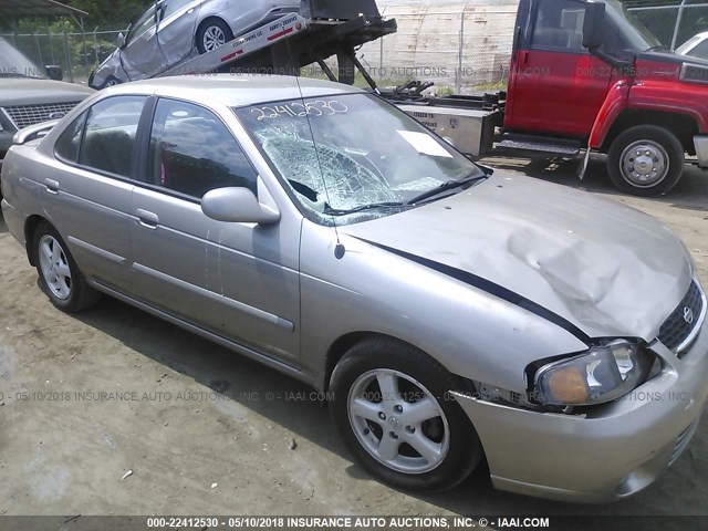 3N1CB51D72L649292 - 2002 NISSAN SENTRA XE/GXE SILVER photo 1