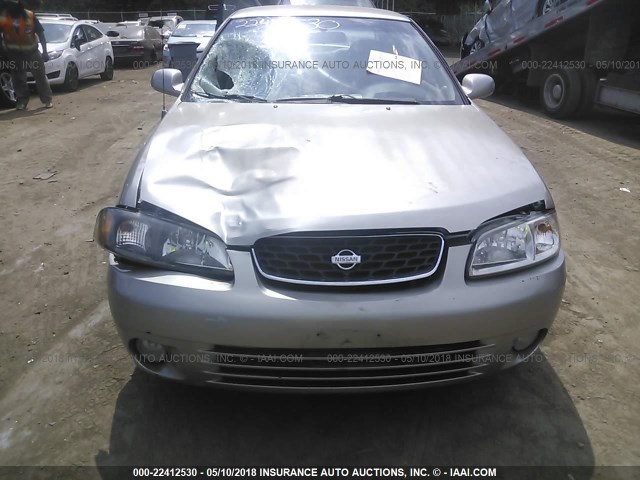 3N1CB51D72L649292 - 2002 NISSAN SENTRA XE/GXE SILVER photo 6