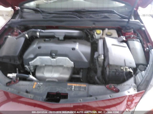 1G11H5SL7EF288551 - 2014 CHEVROLET MALIBU LTZ 红色 照片 10