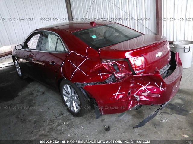 1G11H5SL7EF288551 - 2014 CHEVROLET MALIBU LTZ 红色 照片 3