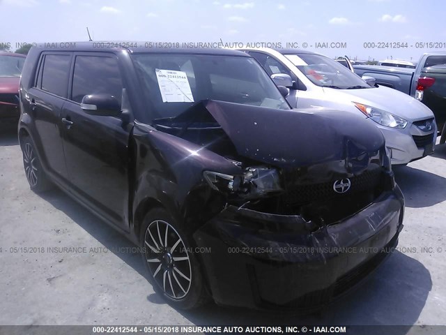 JTLKE50E581028180 - 2008 TOYOTA SCION XB PURPLE photo 1