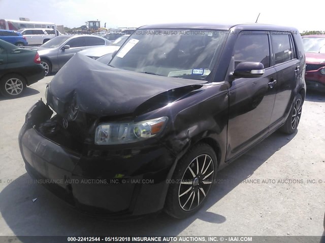 JTLKE50E581028180 - 2008 TOYOTA SCION XB PURPLE photo 2