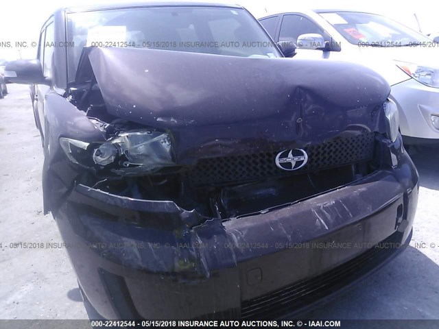 JTLKE50E581028180 - 2008 TOYOTA SCION XB PURPLE photo 6