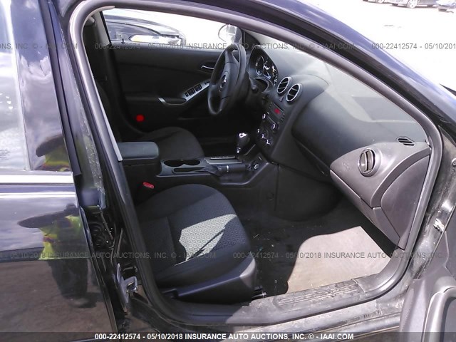 1G2ZF58B674160271 - 2007 PONTIAC G6 VALUE LEADER/BASE BLACK photo 5