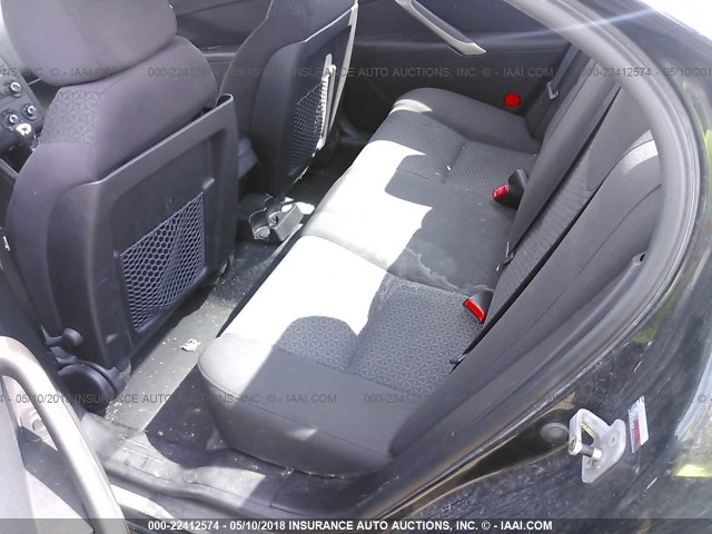 1G2ZF58B674160271 - 2007 PONTIAC G6 VALUE LEADER/BASE BLACK photo 8