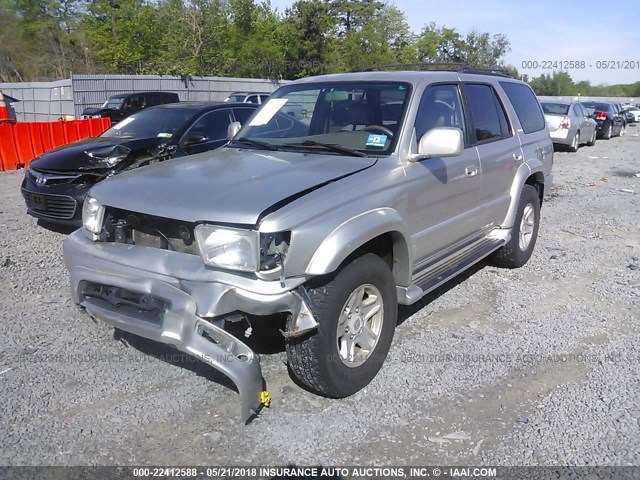 JT3HN87R0Y9040744 - 2000 TOYOTA 4RUNNER LIMITED SILVER photo 2