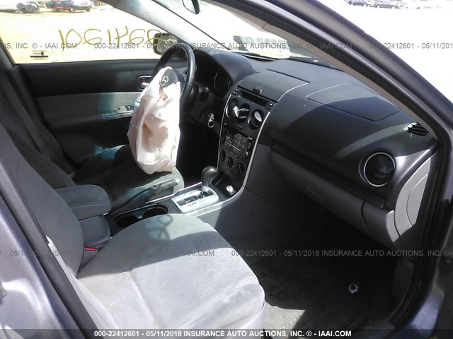 1YVHP80C765M06855 - 2006 MAZDA 6 I SILVER photo 5