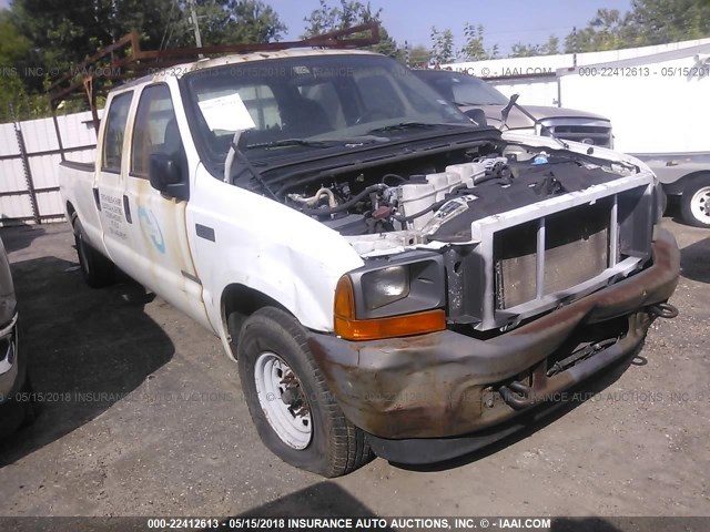 1FTSW30F22EA22407 - 2002 FORD F350 SRW SUPER DUTY WHITE photo 1