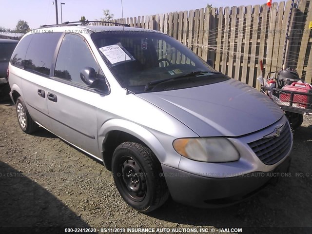 1C4GJ25312B504638 - 2002 CHRYSLER VOYAGER SILVER photo 1