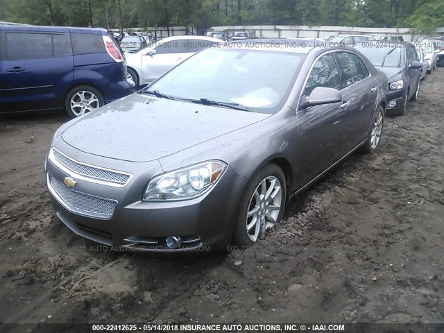 1G1ZE5E19BF169367 - 2011 CHEVROLET MALIBU LTZ 棕色 照片 2