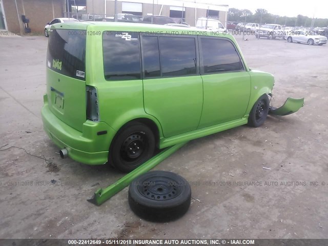 JTLKT324X40151732 - 2004 TOYOTA SCION XB მწვანე ფოტო 4