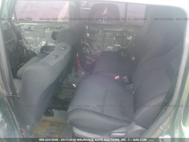 JTLKT324X40151732 - 2004 TOYOTA SCION XB მწვანე ფოტო 8