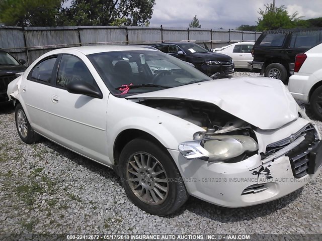 1C3EL46X45N514943 - 2005 CHRYSLER SEBRING WHITE photo 1