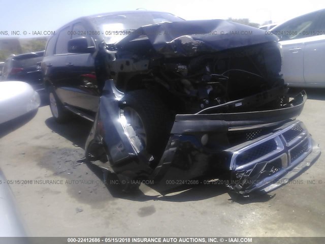 1C4RDHAG1DC678301 - 2013 DODGE DURANGO SXT BLACK photo 1