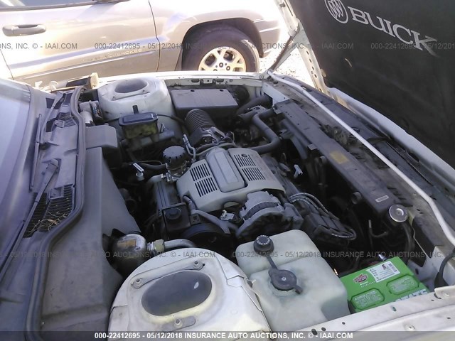 1G4CW54C4K1631064 - 1989 BUICK ELECTRA PARK AVENUE WHITE photo 10