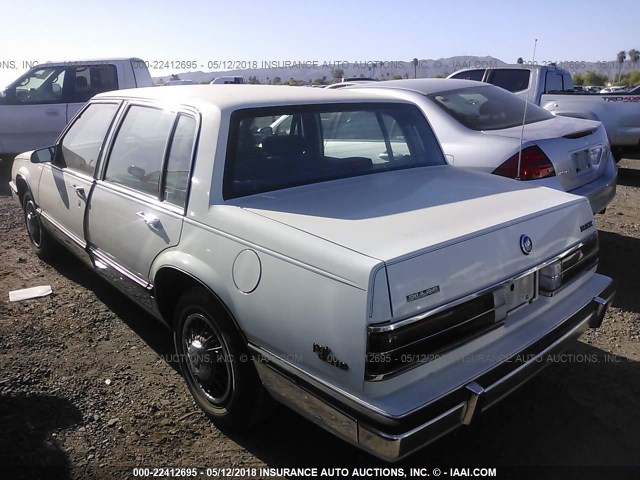 1G4CW54C4K1631064 - 1989 BUICK ELECTRA PARK AVENUE WHITE photo 3