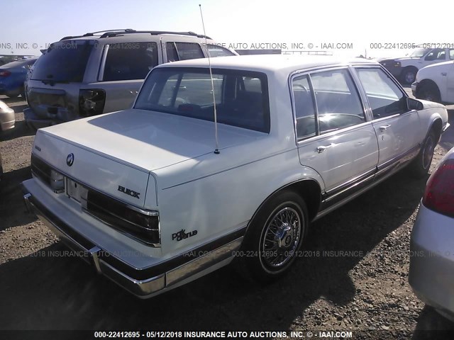 1G4CW54C4K1631064 - 1989 BUICK ELECTRA PARK AVENUE WHITE photo 4