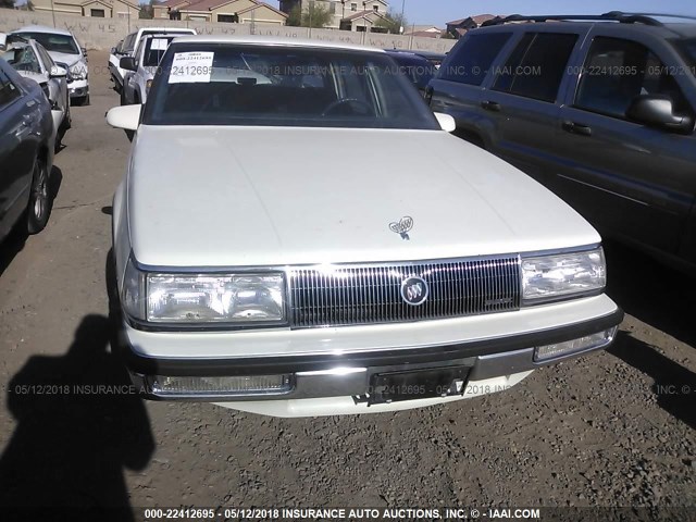 1G4CW54C4K1631064 - 1989 BUICK ELECTRA PARK AVENUE WHITE photo 6