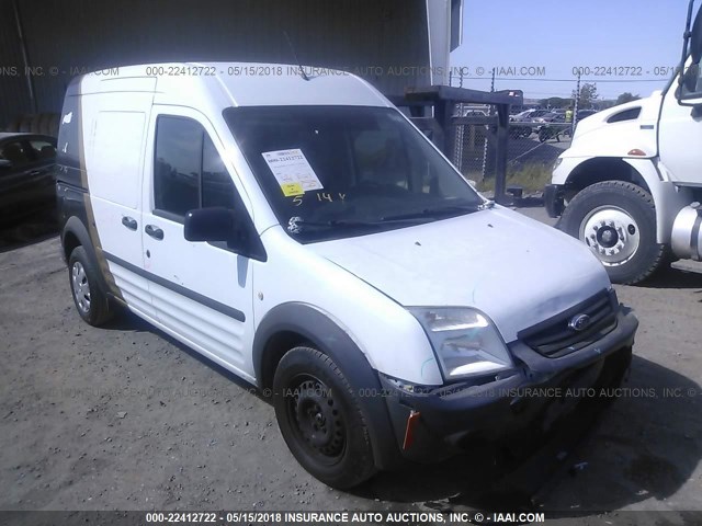 NM0LS7AN6DT127606 - 2013 FORD TRANSIT CONNECT XL WHITE photo 1