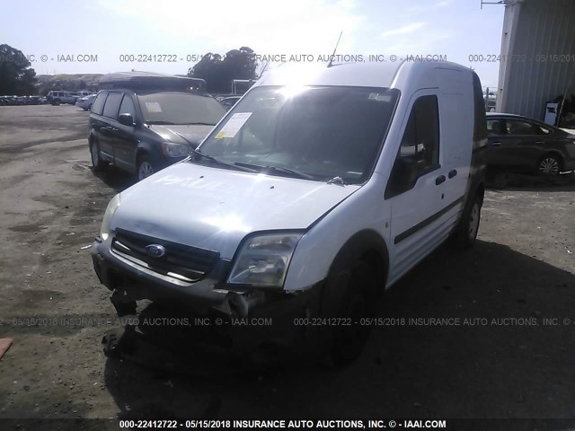 NM0LS7AN6DT127606 - 2013 FORD TRANSIT CONNECT XL WHITE photo 2