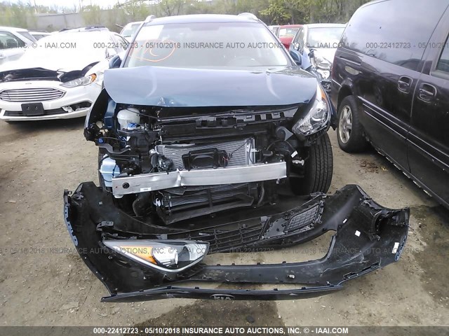 KNDCB3LC3J5147979 - 2018 KIA NIRO FE/LX BLUE photo 6