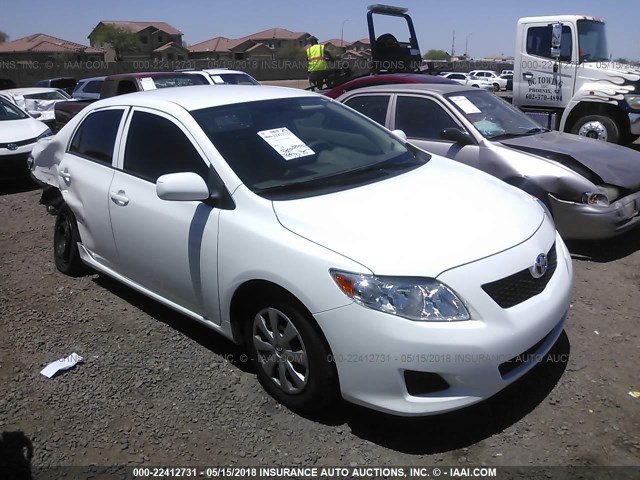 JTDBL40E99J033802 - 2009 TOYOTA COROLLA LE/XLE WHITE photo 1