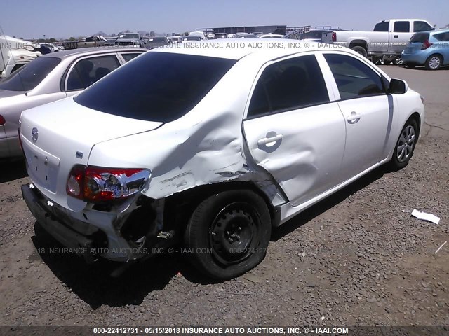JTDBL40E99J033802 - 2009 TOYOTA COROLLA LE/XLE WHITE photo 4