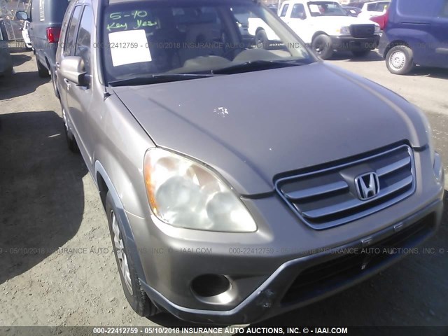 JHLRD78916C047992 - 2006 HONDA CR-V SE/EX BEIGE photo 6