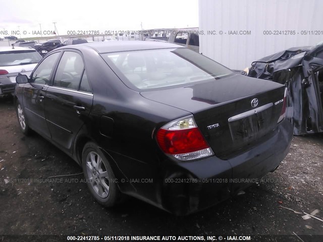 4T1BE30K96U707303 - 2006 TOYOTA CAMRY LE/XLE/SE BLACK photo 3
